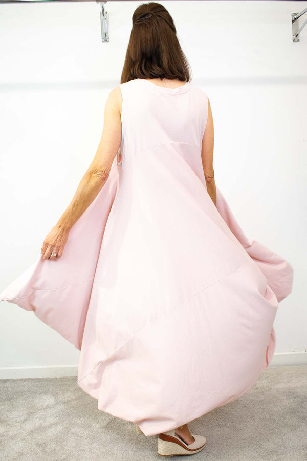 The Luxury Maia Collection - Maia Cocoon Dress in Blush