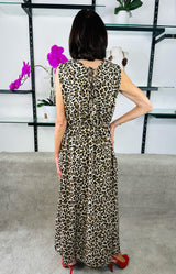 Amalfi Dress in leopard print