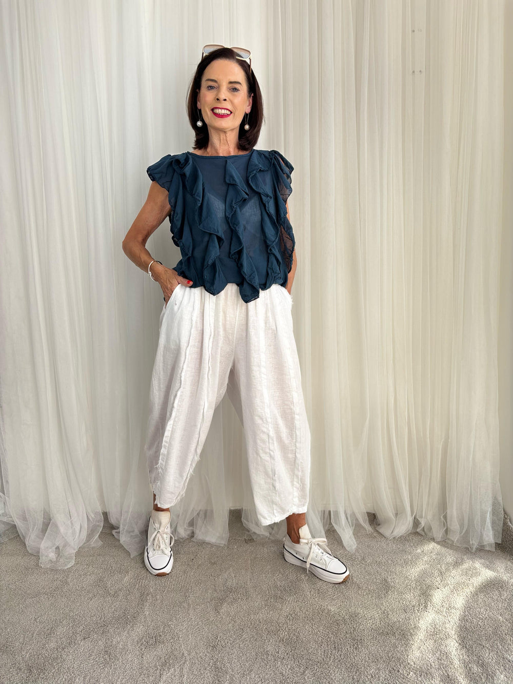 Remo Trousers in white