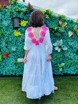 Zento Dress In Pink Flowers