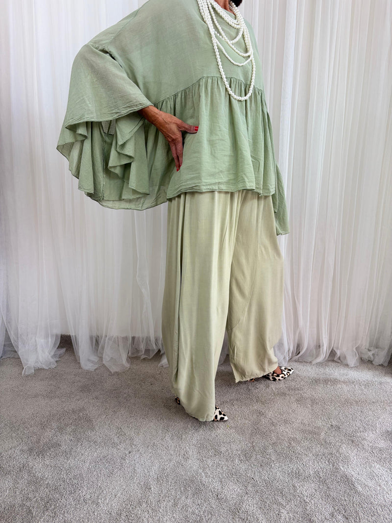 Revo Trousers in Sage