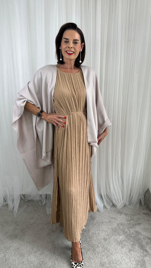 Ellis Dress in camel