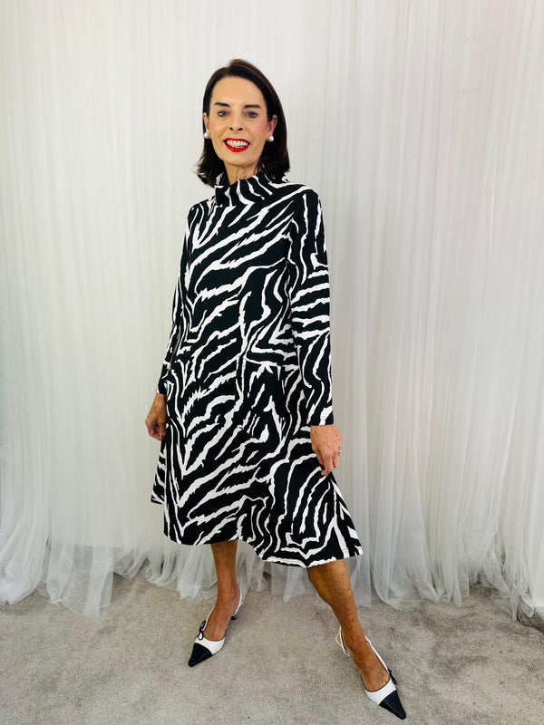Alexa Zebra Dress