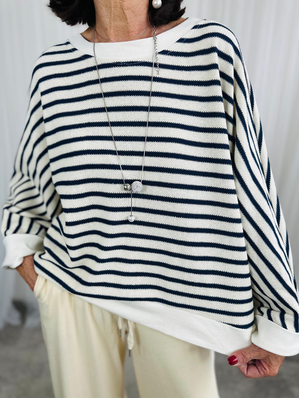 Sicily top in navy