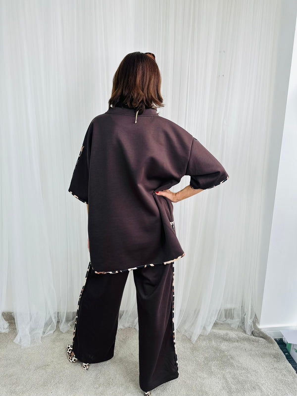 Ponza Top in chocolate