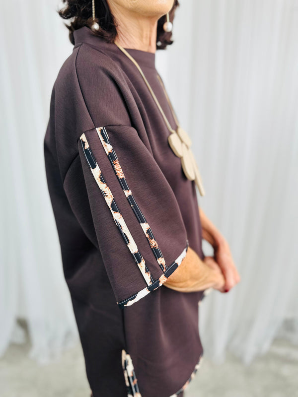 Ponza Top in chocolate
