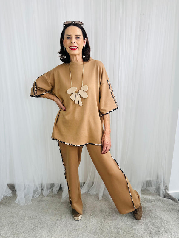 Ponza Top in camel