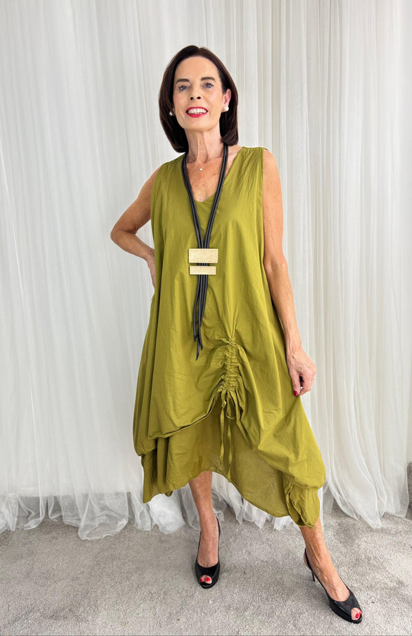 Olivia Dress in Olive