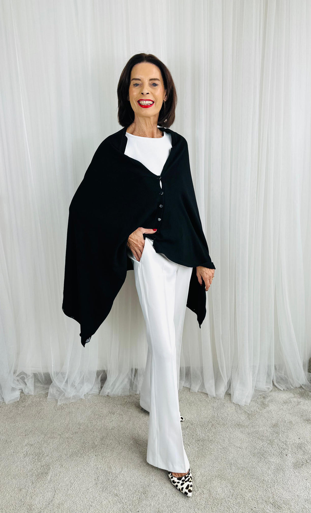 Betty Waterfall Poncho