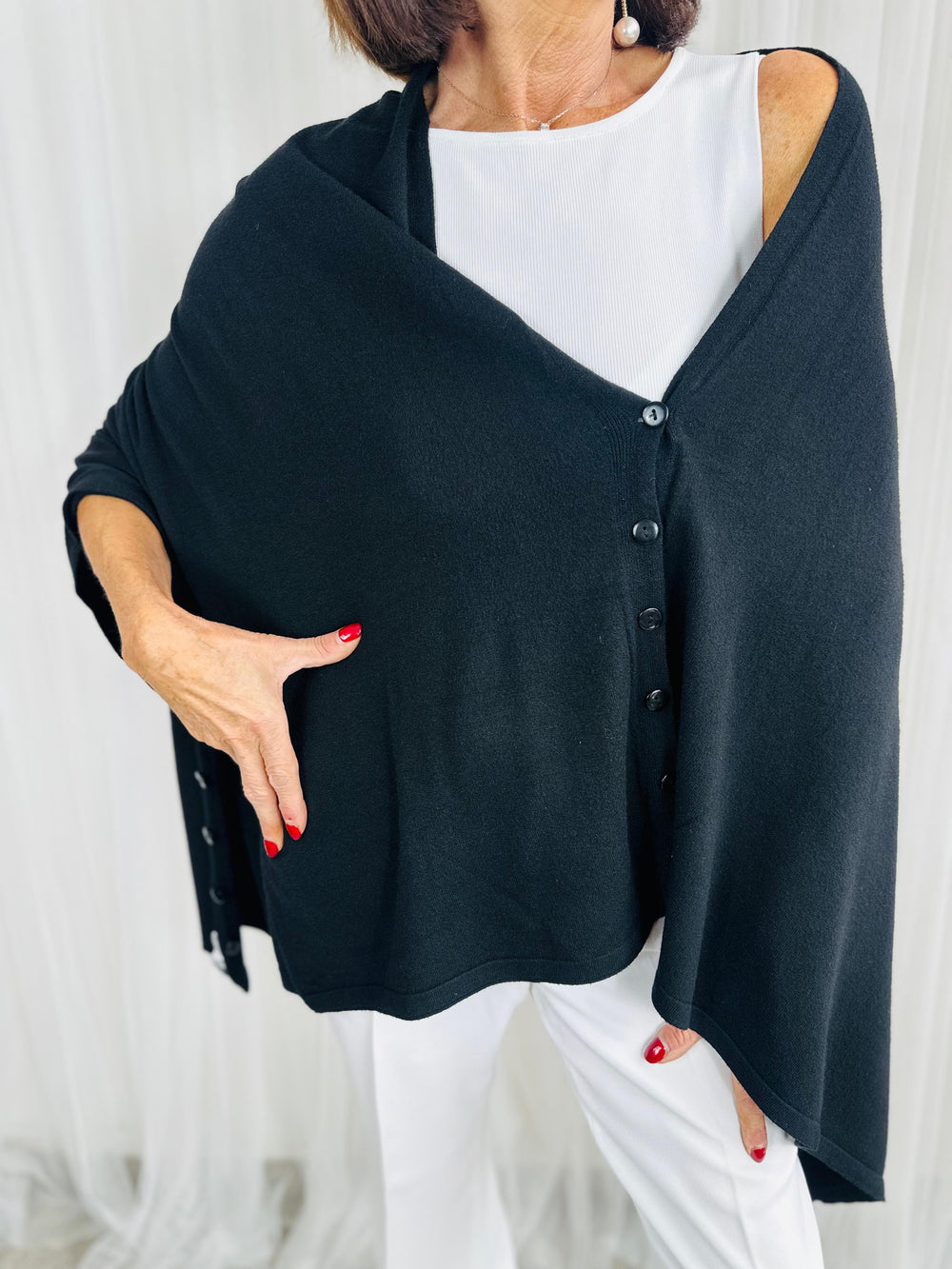 Betty Waterfall Poncho