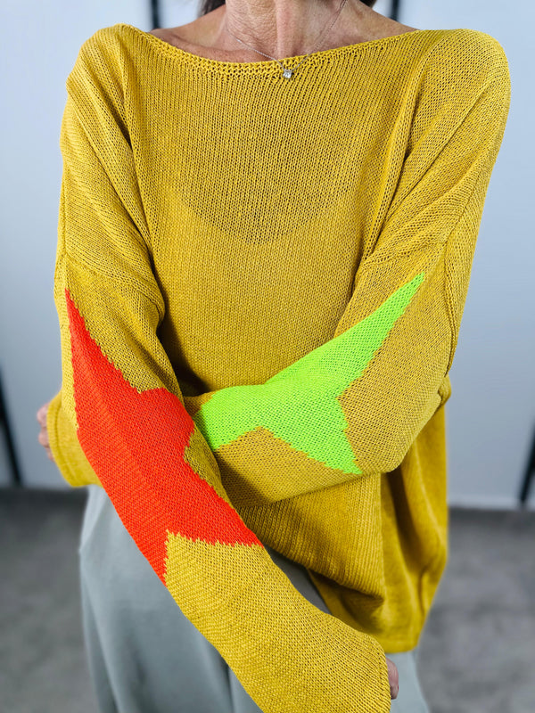 Phoenix Knit In mustard