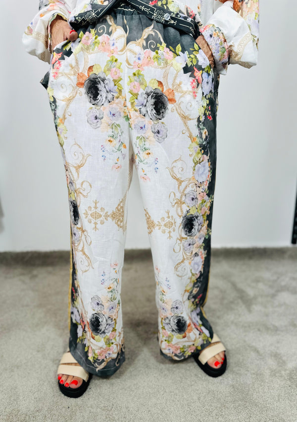 Oriental Suit in Charcol grey