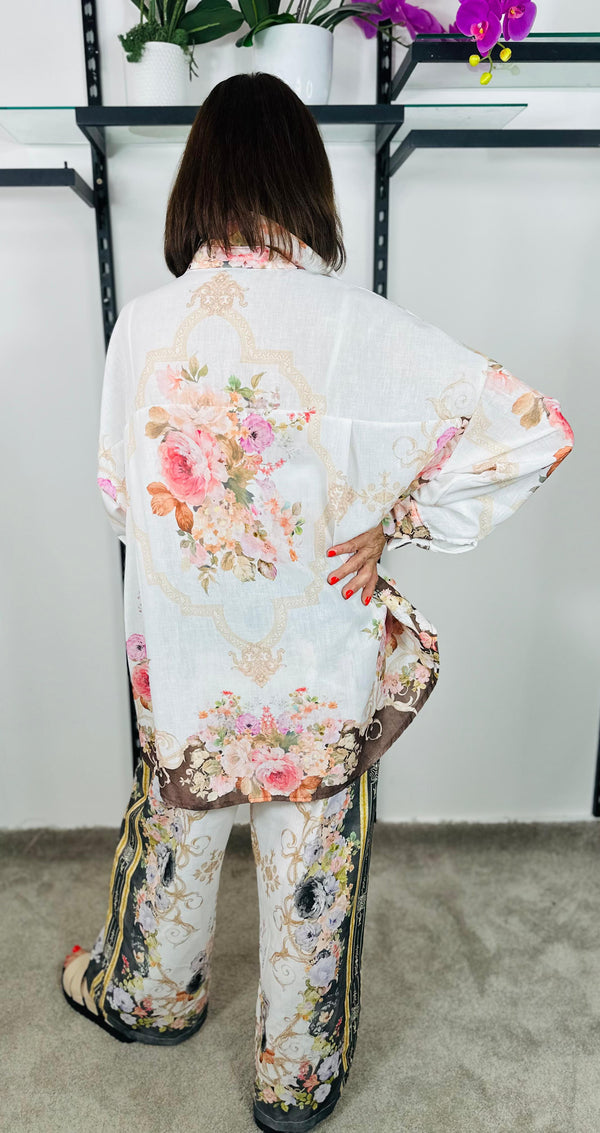 Oriental Suit in Chocolate