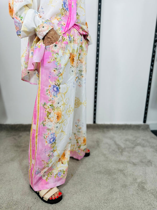 Oriental Suit in baby pink