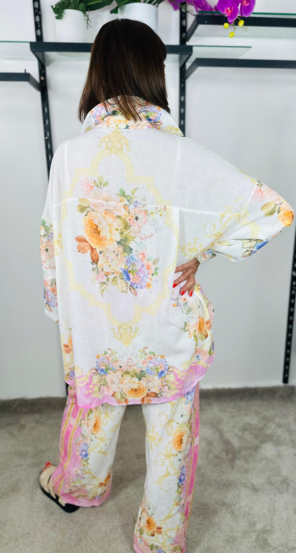 Oriental Suit in baby pink