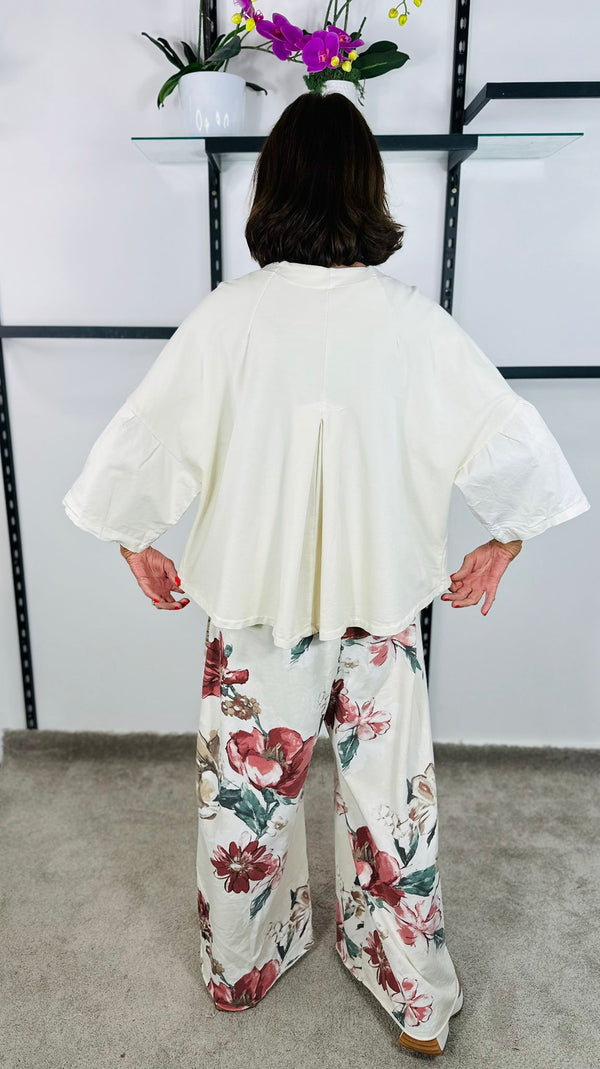 Malo jacket in ecru