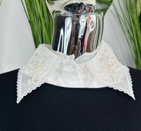 Diamante pearl AVA FAUX COLLAR