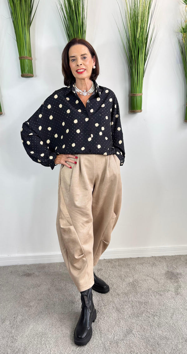 Diamante Spotty dotty shirt