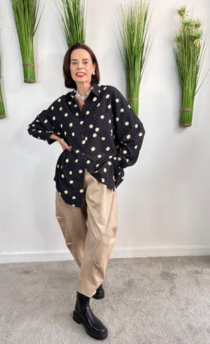 Diamante Spotty dotty shirt
