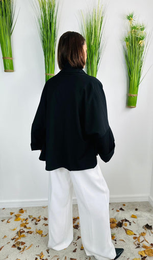 Serene quirky waterfall jacket
