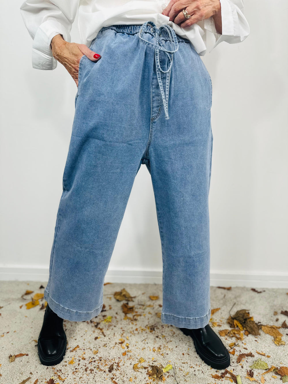 pixie wash denim jeans