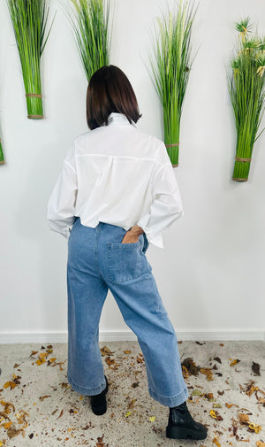 pixie wash denim jeans