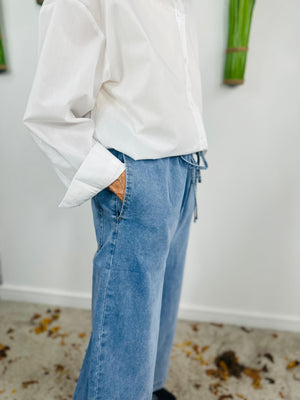 pixie wash denim jeans