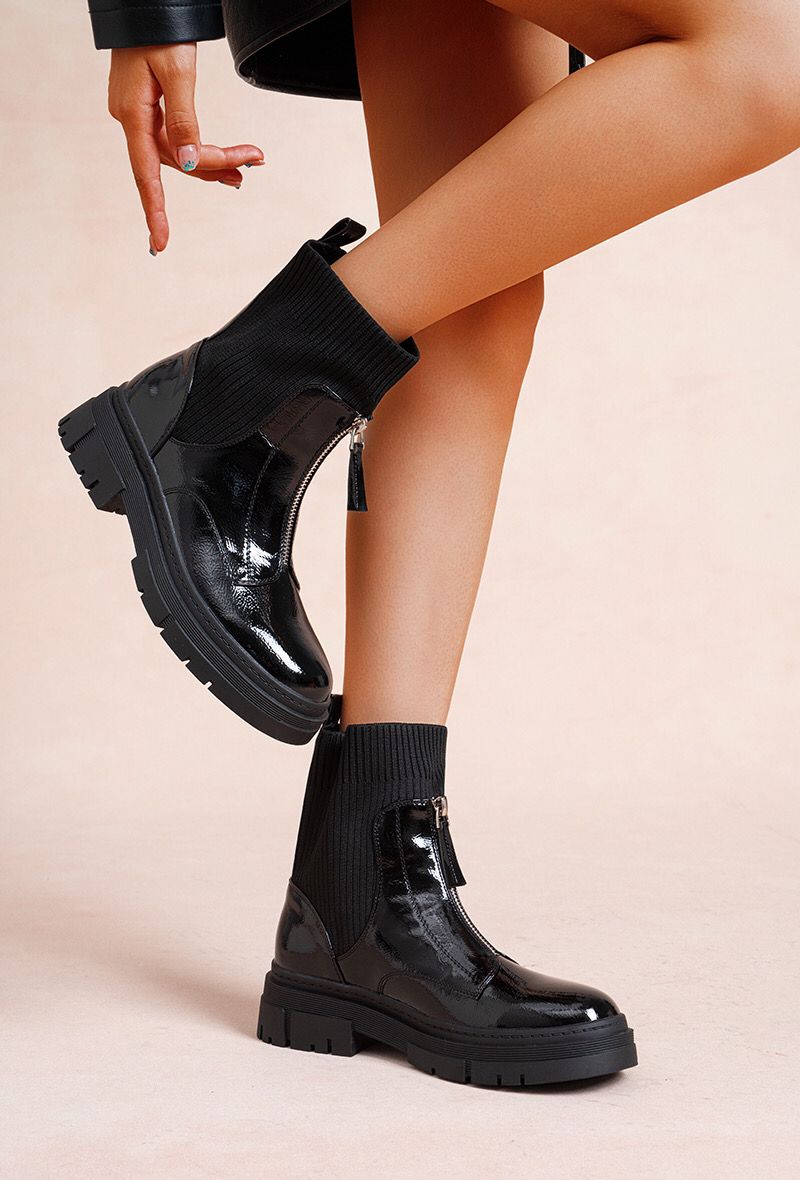 Autumn Breeze PU leather boots