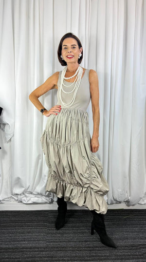 melanie dress in mocha