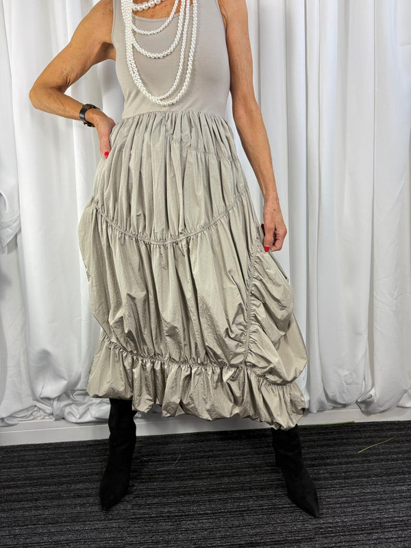 melanie dress in mocha