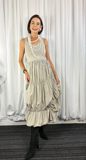 melanie dress in mocha