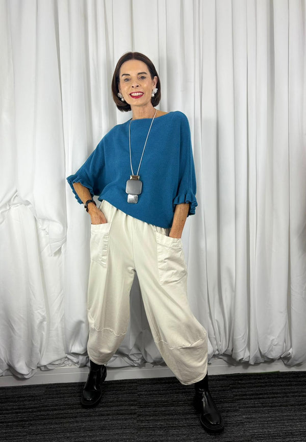 Zodiac knitwear in teal