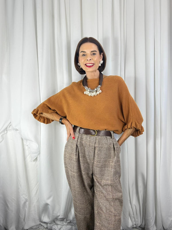 Zodiac knitwear in toffee