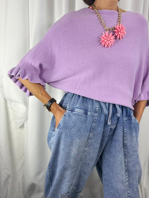 Zodiac knitwear in lavender