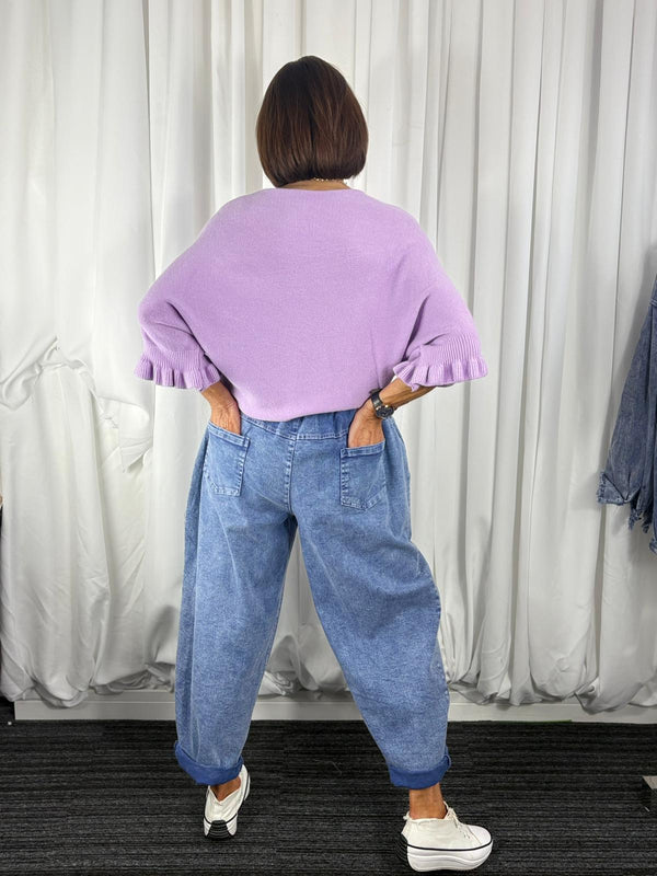 Zodiac knitwear in lavender