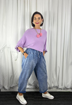 Zodiac knitwear in lavender