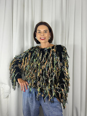 Liza knitwear in black and multi