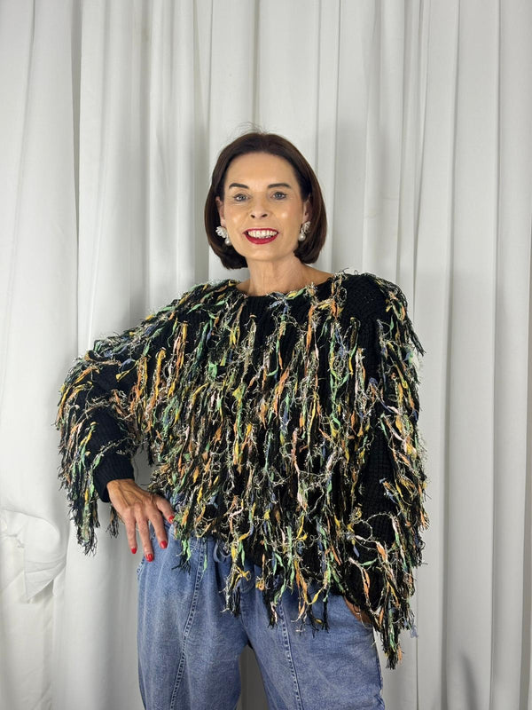 Liza knitwear in black and multi