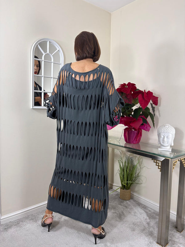 Holy Moly dress in Grey