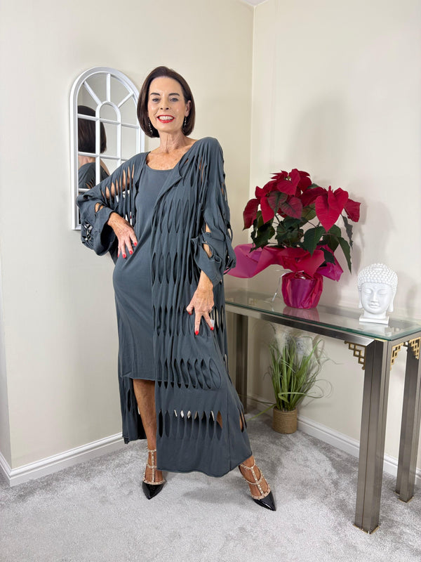 Holy Moly dress in Grey