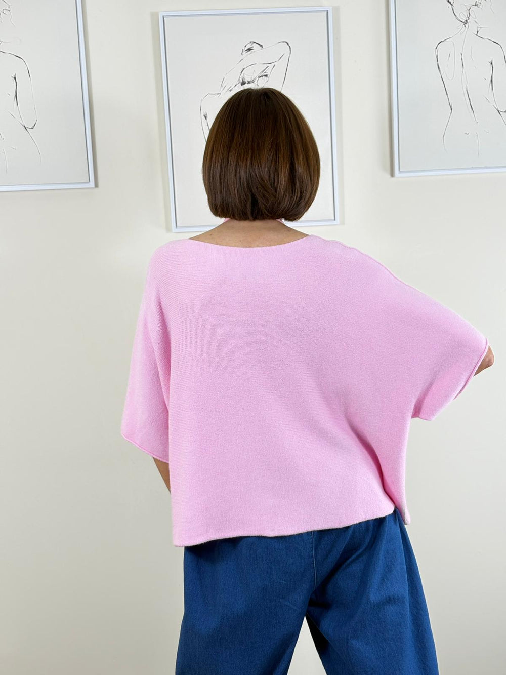 Saliyan knitwear in baby pink