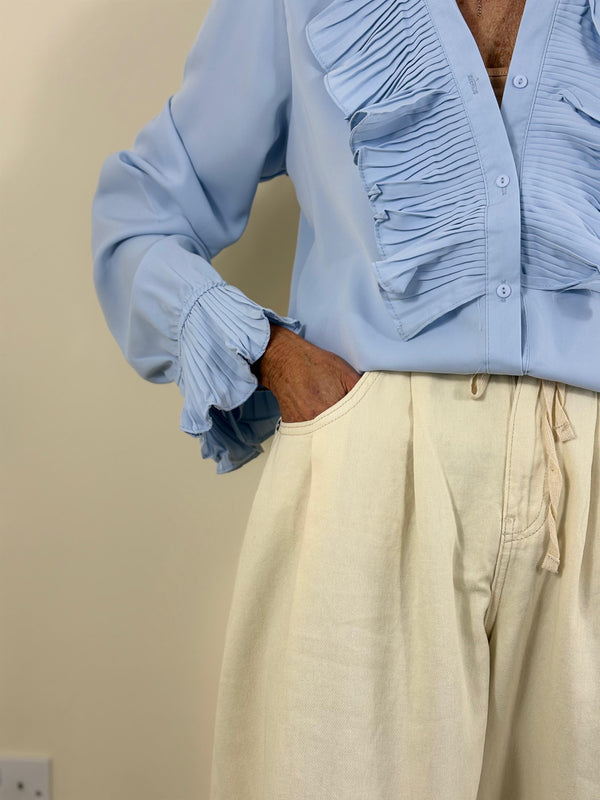 Sylvia shirt in baby blue