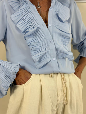 Sylvia shirt in baby blue