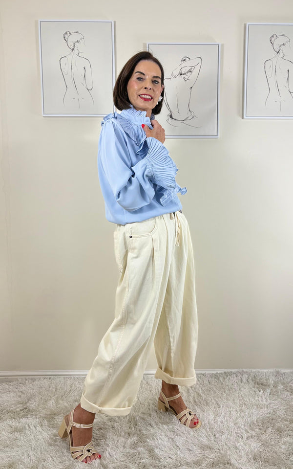 Sylvia shirt in baby blue