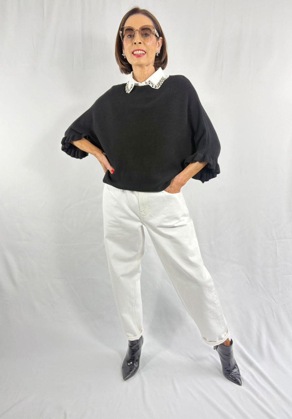 Zodiac knitwear in black