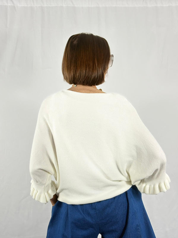 Zodiac knitwear in ecru