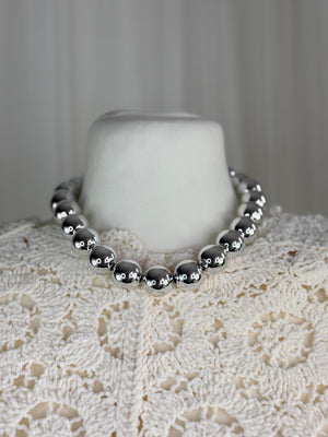 Silver Ball Necklace in Jewellery