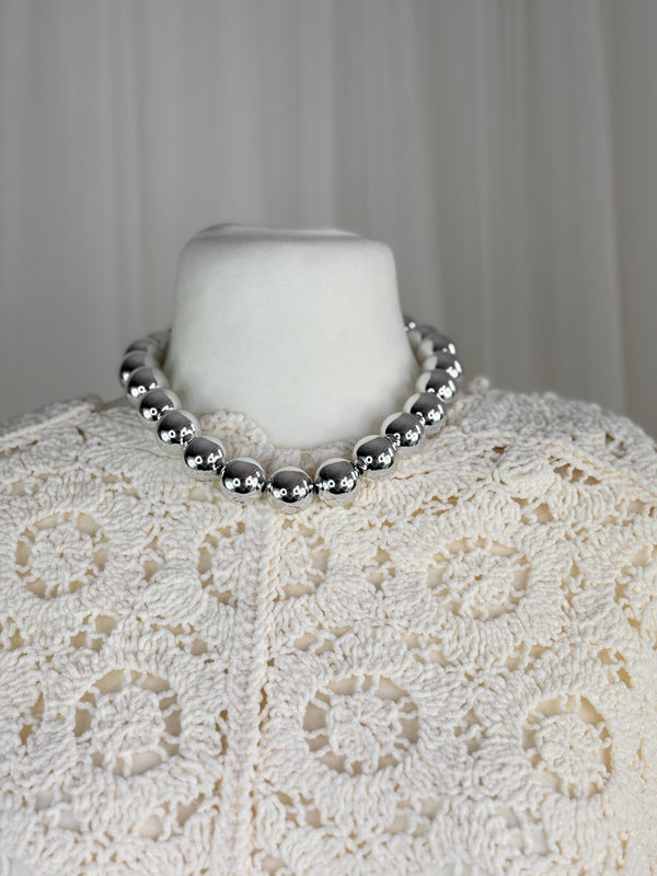 Silver Ball Necklace in Jewellery