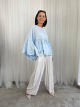 Paulo top in baby blue