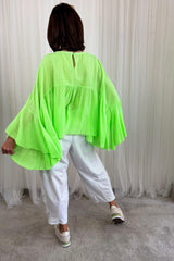 Paulo Top in Apple Green